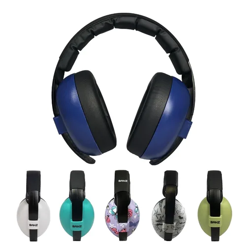 Vista 12 de BANZ Bubzee Audífonos para Bebé para Protección contra el Ruido - Orejeras para Bebé, Recién Nacido, Infante y Niño Pequeño, 0 a 36 Meses