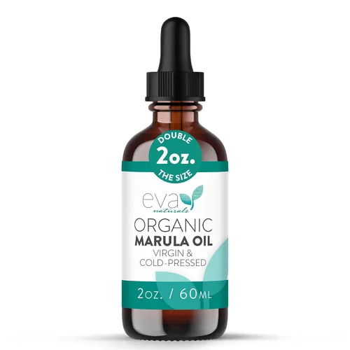 Vista 10 de Eva Naturals Aceite de marula – Aceite prensado en frío 100% puro para cara, cabello, piel y cuerpo – Suero facial ligero y de masaje – Hidratante