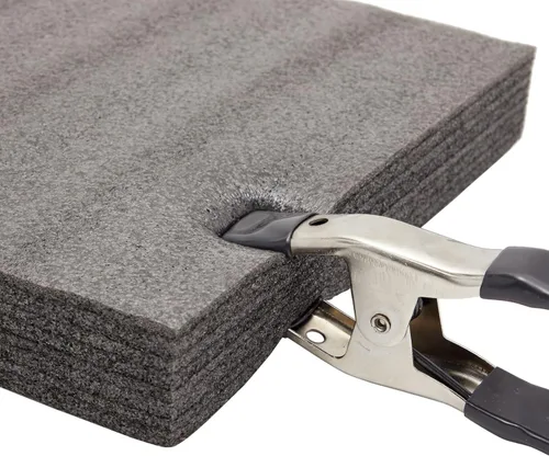 Vista 5 de Okuna Outpost Hojas de Espuma - 16 x 12 x 0.5 pulgadas, Negro, Paquete de 2 - Almohadillas y Cojines de Espuma de Polietileno de Alta Densidad