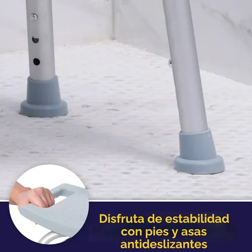 Vista 5 de Silla con respaldo para bañera Designer Series Deluxe, RTL12202KDR, Universal, gris, 1, 1