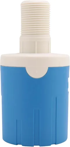 Vista 4 de 1 juego de mini válvula de flotador de bola de apagado automático completamente automático, controlador de nivel de agua, azul