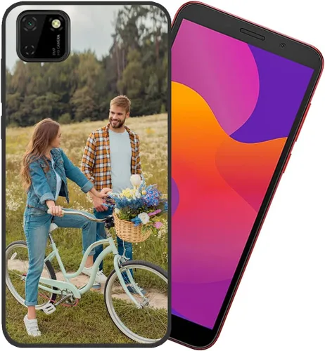 Vista 2 de Styletify Funda de teléfono personalizada para Huawei Honor 9s, funda de silicona a prueba de golpes, funda de teléfono personalizada de caramelo