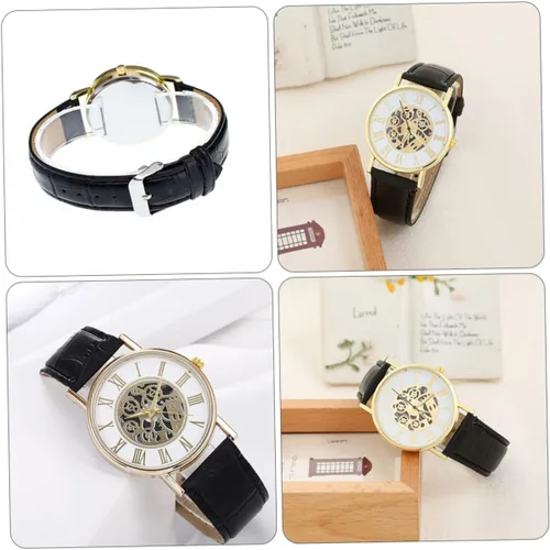 Vista 9 de Reloj de pulsera casual para hombre, 2 piezas, estilo casual, para hombre