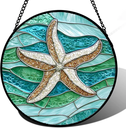 Vista 20 de DASTOLL Colgante de vidrio emplomado para ventana, diseño de lirio del valle, mariposa, atrapasol para puertas, hogar, atrapasoles decoración