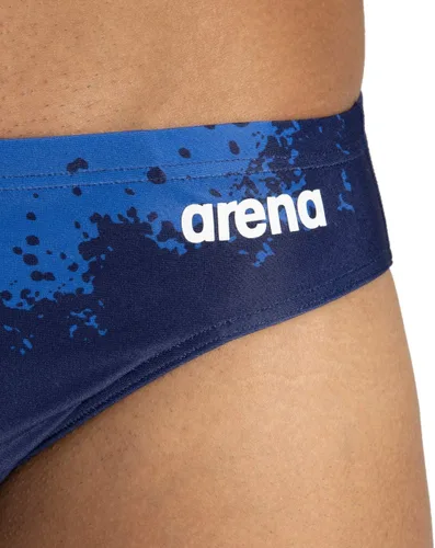 Vista 2 de ARENA Men's Team Color Print 3-inch Brief Athletic Training Swimsuit Bathing Suit