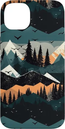 Vista 15 de iPhone 16 Abstract Outdoor Landscape Aesthetic Mountain Case
