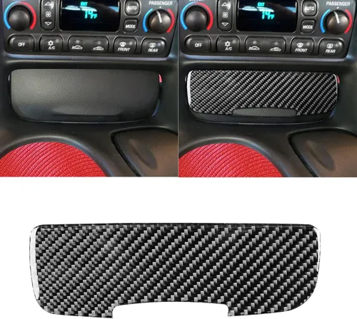 Vista 21 de NVCNX Real Premium - Cubierta de fibra de carbono para puerta de automóvil, pilar A, salida de aire, cubierta interior compatible con Chevrolet
