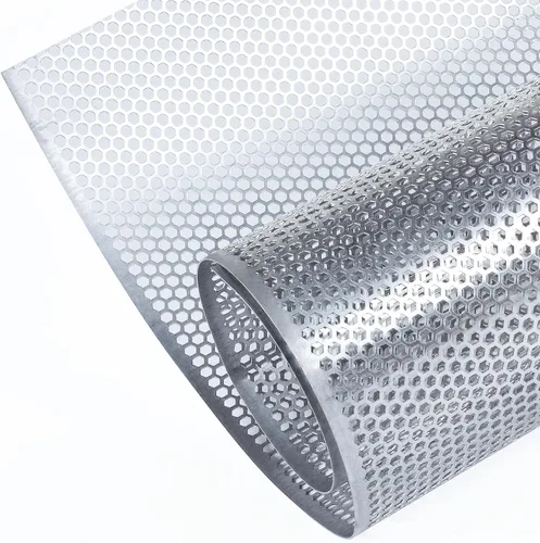 Vista 16 de AggAuto - Malla universal de 40 x 13 pulgadas para parachoques de auto, para parrilla de auto, de aleación de aluminio, con agujeros hexagonales