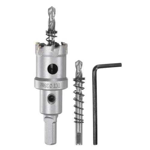 Vista 28 de HARFINGTON Cortador de carburo de sierra de agujero de metal de 0.472 in / 0.47 pulgadas de diámetro para acero inoxidable, metal, aleación