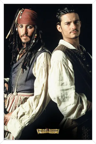 Vista 15 de Trends International Disney Pirates of the Caribbean: The Curse of the Black Pearl - Póster de pared dúo, 14.725 x 22.375 pulgadas, versión