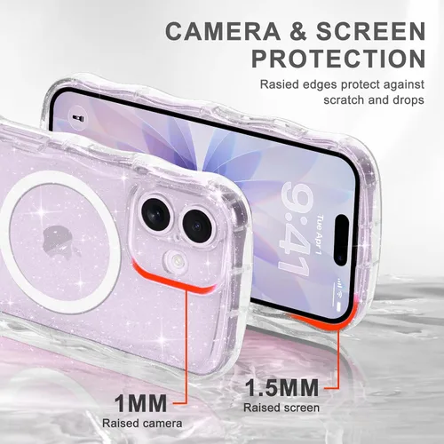 Vista 63 de Pepmune Funda magnética para iPhone 17 Pro Max, color rosa