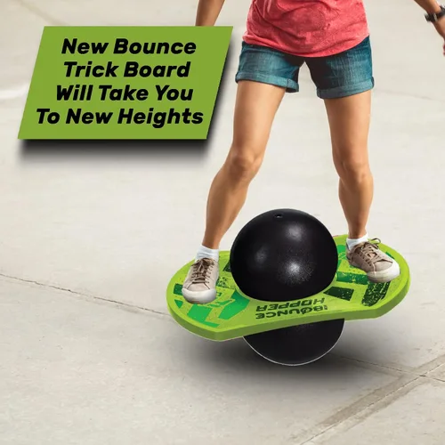 Vista 5 de New Bounce Pelota de Pogo para niños – Tabla de trucos para niños de 7, 8, 9, 10 años, regalos de cumpleaños al aire libre – Pelota de rebote