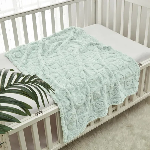 Vista 36 de CREVENT - Manta bonita, cómoda y mullida para bebés, niños y niñas, 30 x 40 pulgadas, ropa de cama, para cuna y cochecito, regalo para recién Oso
