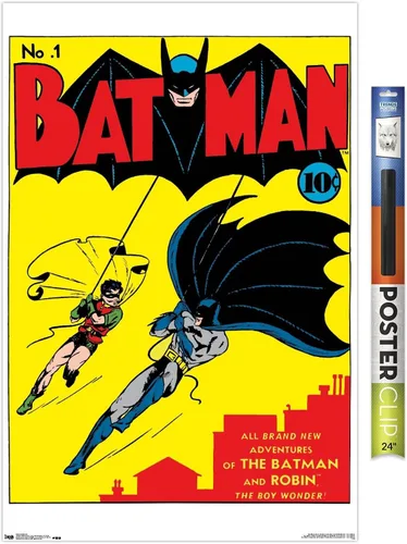 Vista 14 de Trends International DC Comics - Póster de pared de Batman con portada #1, 22.375 x 34 pulgadas, versión premium sin marco