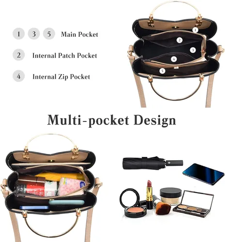 Vista 5 de FANDARE Bolso de mano con borlas para mujer