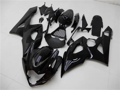 Vista 3 de YTL - Carenado completo negro brillante para Suzuki 2005-2006 GSXR 1000
