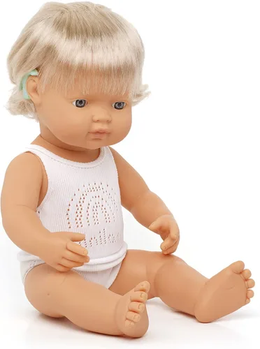 Vista 6 de Miniland Muñeca Niño Asiático 15'' (Caja) - Hecho en España, Anatómicamente Correcto, Calidad