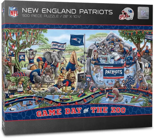 Vista 24 de YouTheFan - Rompecabezas NFL Game Day at The Zoo, 500 piezas