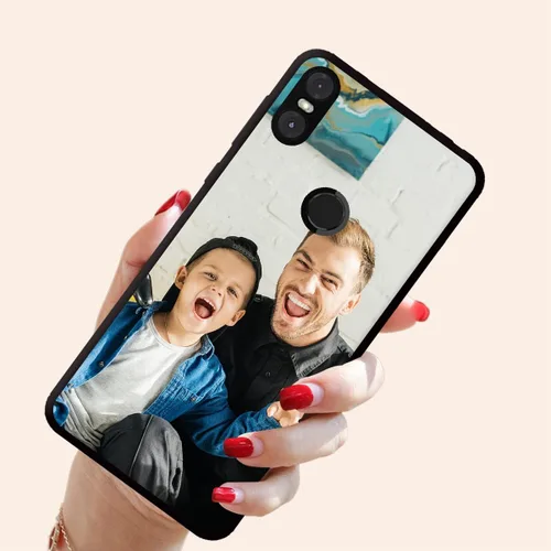 Vista 2 de Funda para teléfono personalizada para Motorola One, funda multifoto, funda protectora suave y antiarañazos, funda personalizada para Motorola One