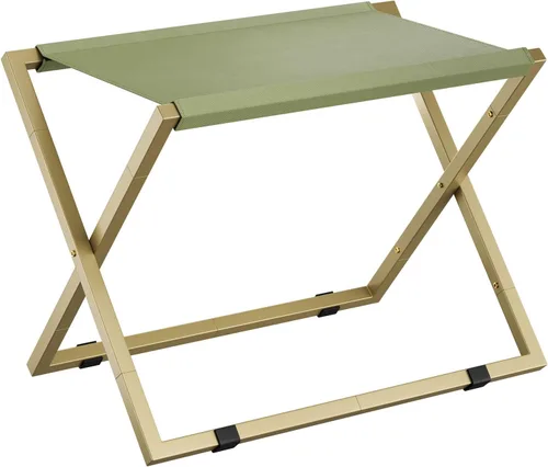 Vista 9 de IBUYKE Soporte de equipaje para todos los tamaños de maleta, soporte de equipaje de metal, soporte plegable para maleta, fácil de montar