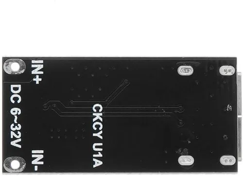 Vista 3 de HiLetgo 2 unids DC-DC Power Buck módulo 6V-32V12V24V a QC3.0 carga rápida sola USB carga convertidor de placa