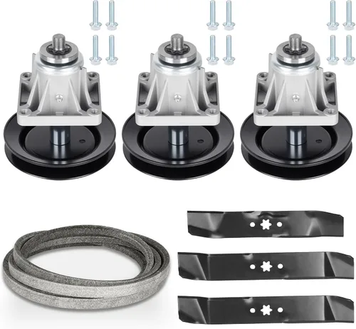 Vista 10 de Conjunto de husillo 618-0660 918-0660, apto para cortacésped MTD Cub Cadet LT1045 LT1046 i1046 LT2200, sustituye a 618-0625A 918-0625B 618-0625B