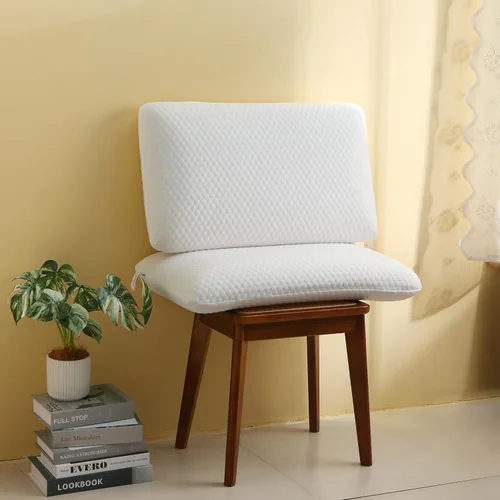 Vista 5 de CSDLF Almohadas de Cama de Espuma Viscoelástica, Almohada para Personas que Duermen de Lado y Boca Arriba, Almohada para Alivio del Dolor de Cuello