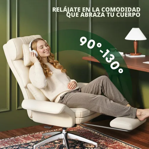 Vista 10 de FLEXISPOT Silla de oficina grande y alta de gran tamaño, reposabrazos abatibles de 180° para mascotas y leggings cruzados, silla de escritorio
