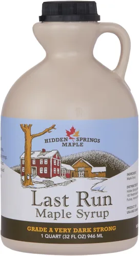 Vista 6 de Hidden Springs Maple Jarabe de Arce Ámbar Rico Cuarto de Galón 100% Puro USA/CAN, Jarra Sin BPA
