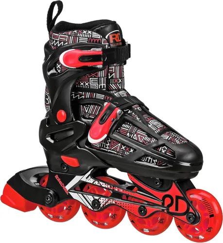 Vista 3 de Roller Derby Falcon 2 en 1 Combo Quad y Patines en línea para niños, tamaño ajustable