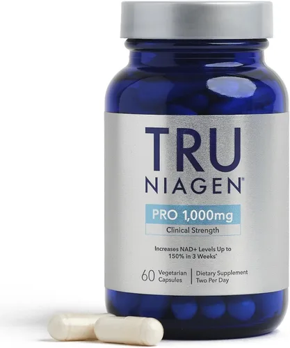 Vista 7 de TRU NIAGEN - Suplemento patentado NAD+ Ribosida de nicotinamida (NR) 30-1000 mg porciones (2 x 500 mg, toma 2 diarios)