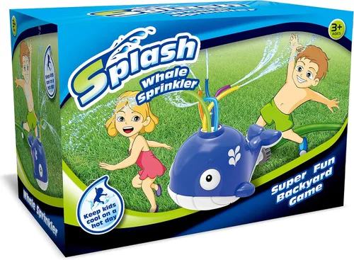 Vista 7 de JOYIN Splash Whale Yard - Aspersor de agua para niños, juguete de aspersor al aire libre