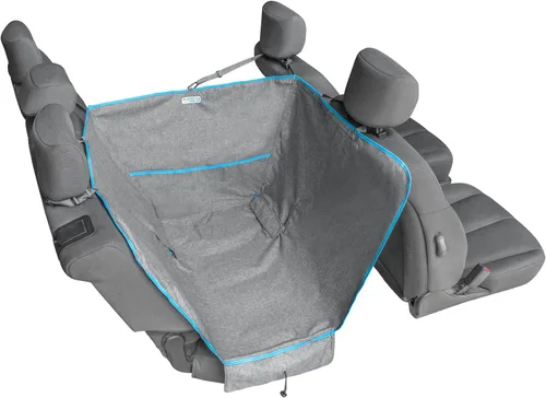 Vista 8 de Kurgo Funda de asiento para perro Fundas de asiento de banco de automóvil para mascotas Protector de funda de asiento trasero para perros