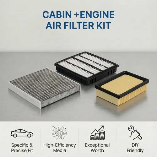 Vista 7 de Filtro de aire de cabina de motor peine para Honda CRV 1.5L (2017-2022), Civic 1.5L (2016-2021)