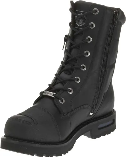 Vista 3 de Harley-Davidson Riddick D98308 Botas de moto negras con cordones de 8 pulgadas para hombre