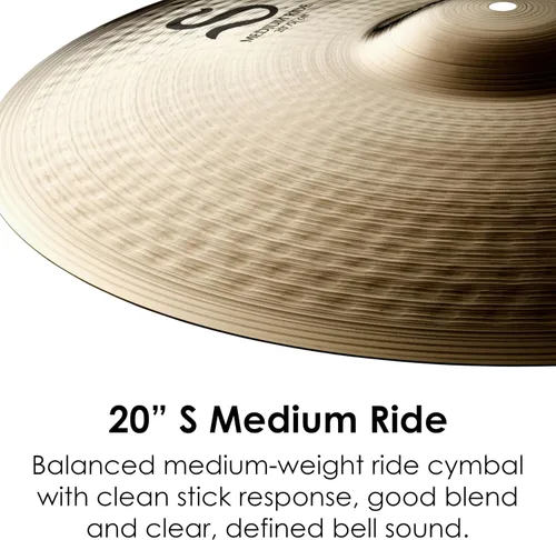 Vista 3 de Zildjian S20MR 20" S Medium Ride Platillo