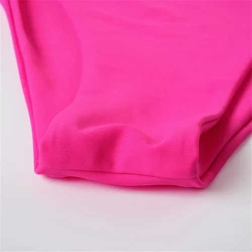 Vista 6 de SUUKSESS - Conjunto de bikini de 2 piezas para mujer, brasier con efecto realce y cintura de talle alto