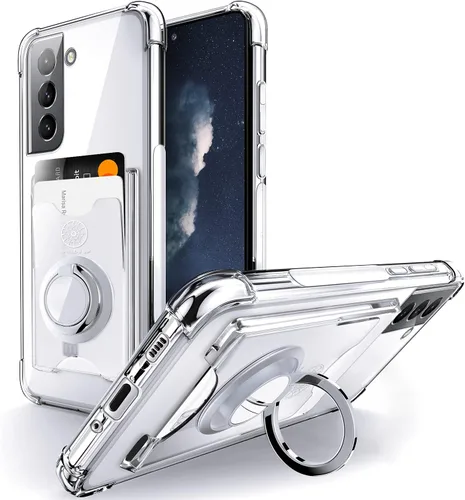 Vista 25 de Shields Up Funda para Samsung Galaxy S10, Galaxy S10, funda minimalista con tarjetero [3 tarjetas] y soporte de anillo, [protección contra caídas]