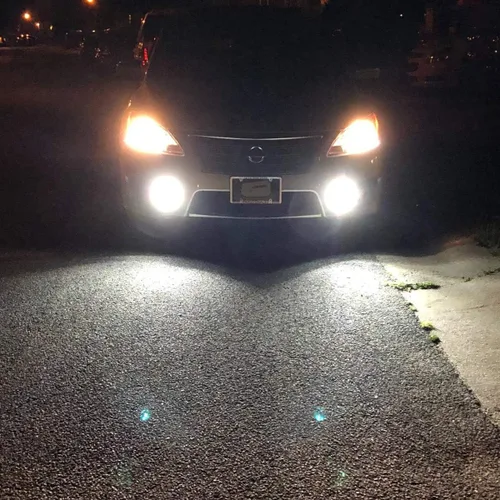 Vista 6 de AUTOGINE Bombillas LED antiniebla H3, 2000 lúmenes, extremadamente brillantes, 3030-SMD H3, bombillas LED con proyector para automóviles