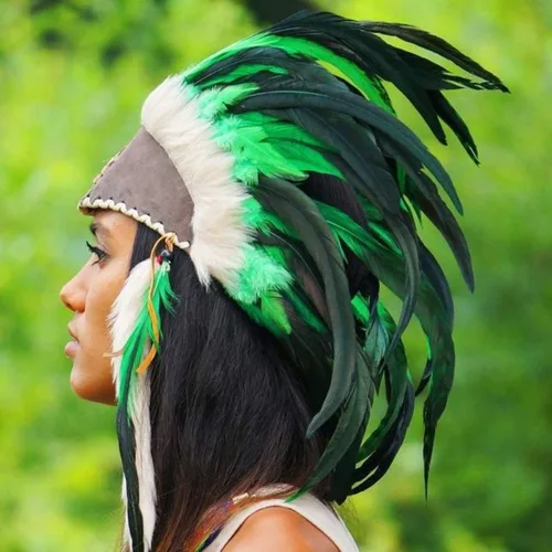 Vista 24 de Novum Crafts Tocado de plumas Inspirado en indios nativos americanos Elige