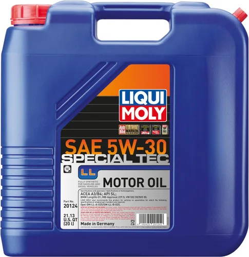 Vista 7 de Liquimoly 2249 5W-30, Special Tec LL, aceite para motor, 33.8 onzas líquidas