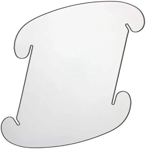 Vista 2 de Pantalla de Lámpara de Rompecabezas DIY Pantalla de Lámpara de Techo DIY Accesorio Colgante Decoración del Hogar (Blanco-Mediano)