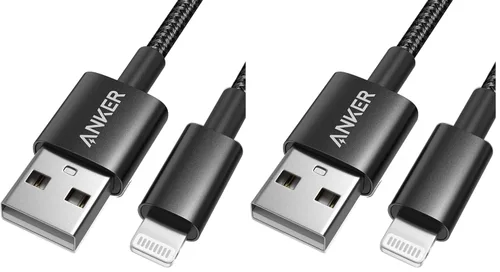 Vista 10 de Anker - Cable USB A a Lightning, certificado MFi (paquete de 1, 3.3 pies, negro)