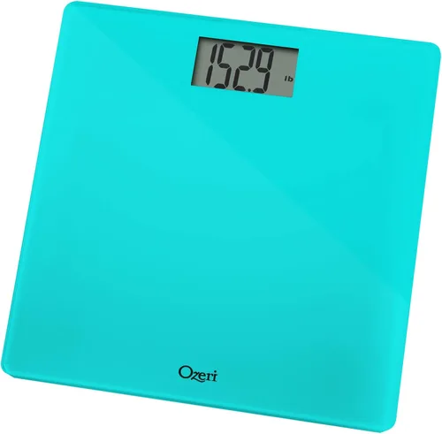 Vista 7 de Ozeri Báscula de baño de precisión (440 libras440.9 lbs) en vidrio templado, con tecnología de sensor de 1.76 oz (0.1 libras0.1 lbs) y tara
