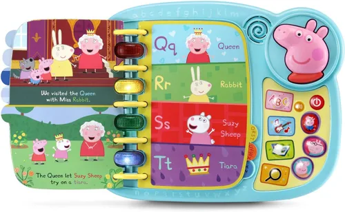 Vista 5 de VTech Peppa Pig - Libro de aprendizaje y descubrimiento, color azul