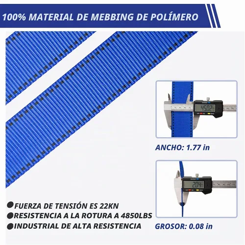 Vista 6 de DIJJIG Arnés de Seguridad Kit de Protección Contra Caídas Arneses de Techado de Cuerpo Completo Con Eslinga Interna Absorbedora de Impactos, Arnés