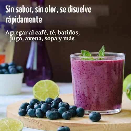 Vista 4 de Nunaturals Péptidos de colágeno en polvo, tipo I y III, 24 oz