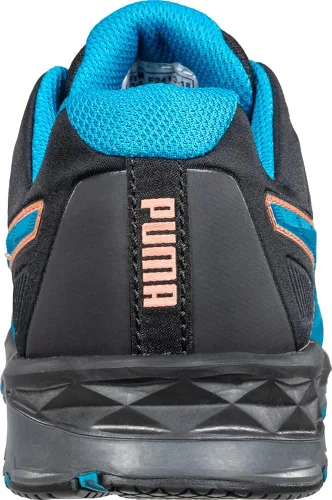 Vista 3 de PUMA Safety Define - Zapatos de trabajo bajos negros para mujer, punta compuesta, antideslizantes, SD