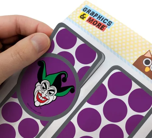 Vista 2 de Batman Joker - Juego de 3 marcadores laminados brillantes