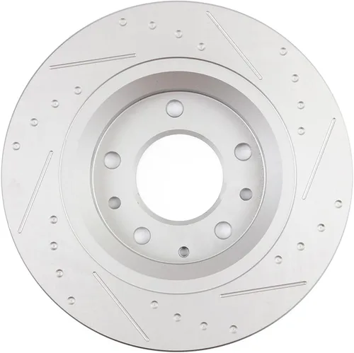 Vista 2 de AUTOMUTO Rotores traseros Rotor de freno ranurado apto para Ford Fusion, para Lincoln MKZ, Zephyr, para Mazda 6,626,06-15 para Mazda MX-5 Miata, 03